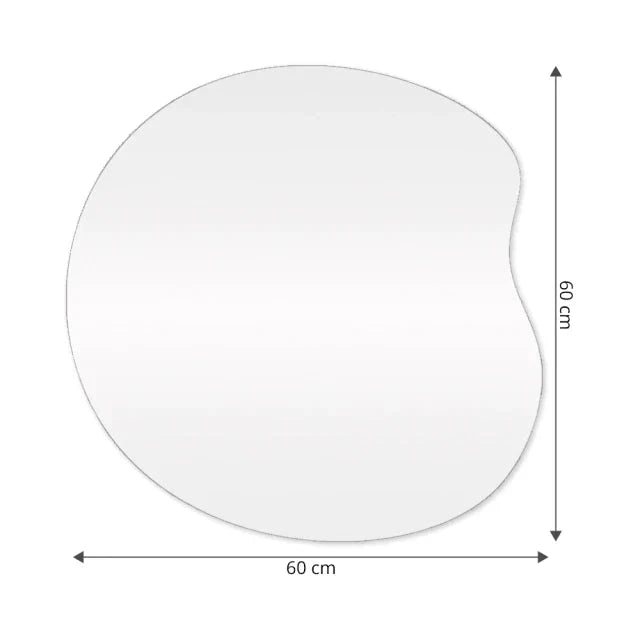 Organic Slim Mirror with LED 60x60cm The New Garden