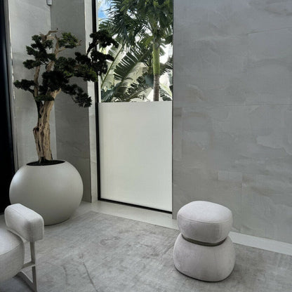 Bonsai Tree in Globe-Shaped Planter – 180 cm, Satin Beige The New Garden 