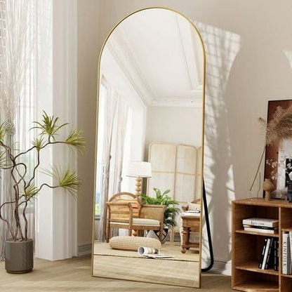 Large Pinterest Mirror with Support and Golden Frame The New Garden Gold 1.82m height x 64cm width 