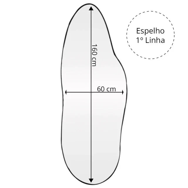 Majestic Full-Length Mirror 160x60cm The New Garden 