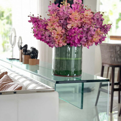 Mixed Mokara Orchids in Large Rotating Cylinder The New Garden 