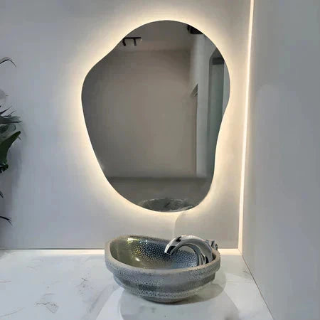 Organic LED Mirror 75 x 58cm The New Garden 