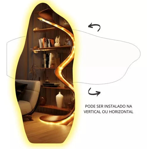Organic Mirror 170x70 LED Full Body The New Garden 