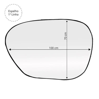 Rocha Mirror 100x70cm The New Garden 