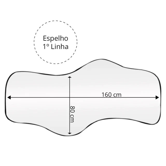 Serenity Living Room Mirror 160x80cm The New Garden 