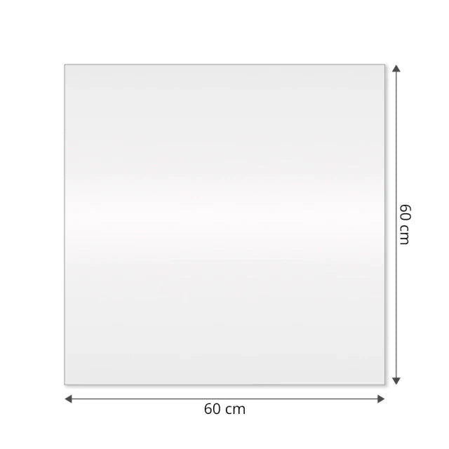 Slim Square Mirror with LED 60x60cm The New Garden 