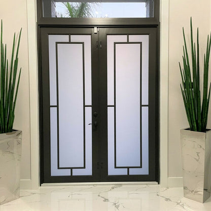 Stainless Steel Cube Planter with Snake Grass The New Garden 